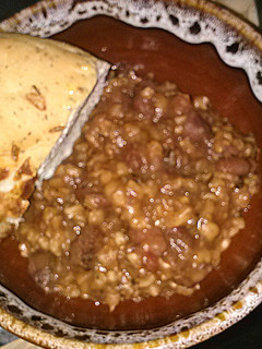 A picture of Red beans n rice.