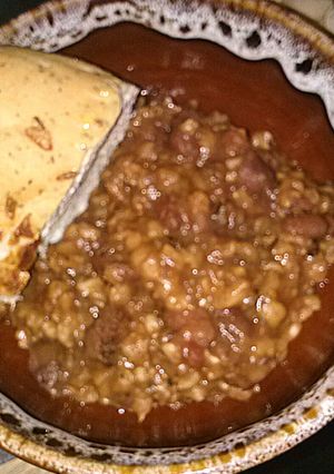 A picture of Red beans n rice.