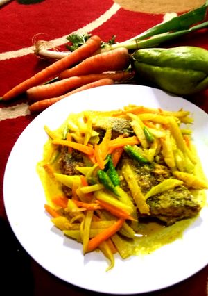 Foto resep Gulai Labu Siam Ikan