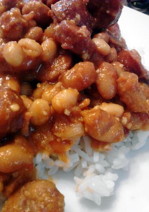 A picture of Southern Flare Sausage N Beans.