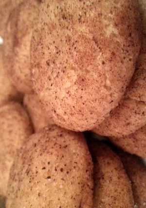 A picture of brown butter snickerdoodle cookies.