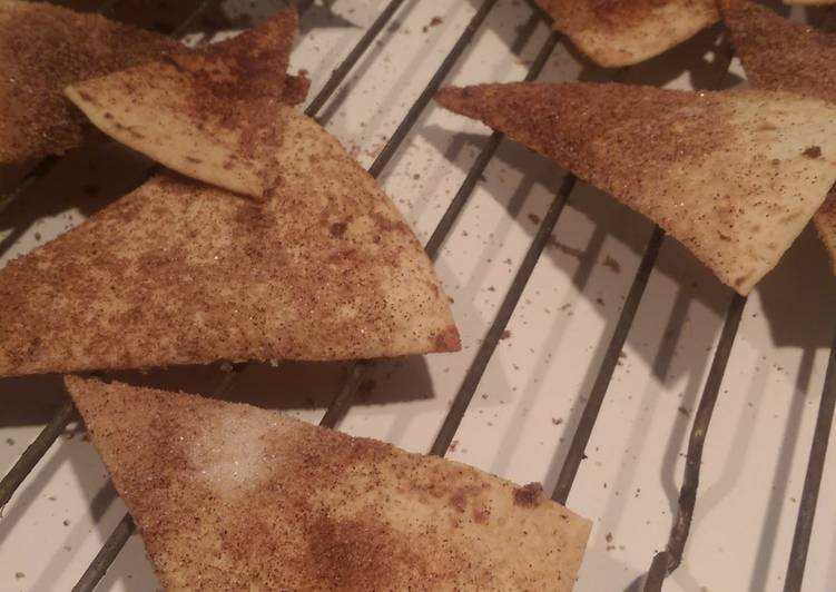 Steps to Prepare Ultimate Cinnamon Pita Chips