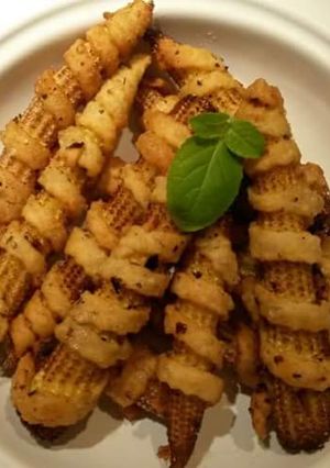 A picture of Babycorn cheesy spiral.