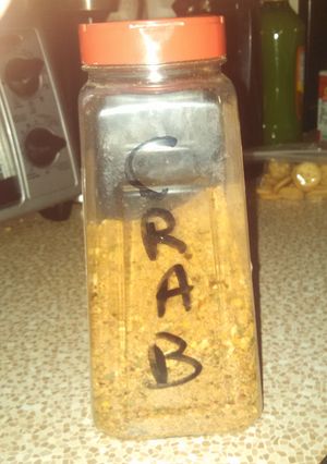 A picture of All purpose seafood and chicken seasoning.