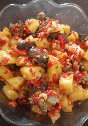 Foto resep Sambel goreng kentang