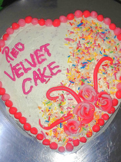 A picture of Red velvet cake.