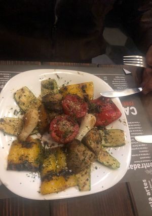 Una foto de Verduras asadas
