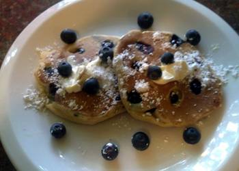 Easiest Way to Make Delicious Lemon Ricotta Blueberry Pancakes