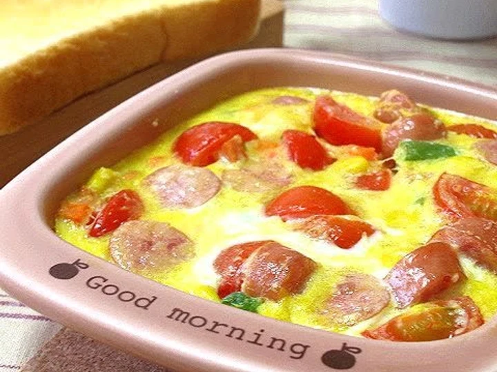 Easy Steps to Make Toaster Oven Omelette With Colorful Vegetables the Delicious Delicious