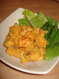 A picture of English Curry Mayo Chicken.