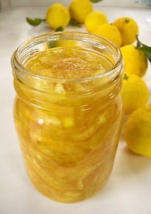 A picture of My Family's Yuzu Tea.