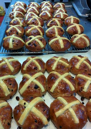 A picture of Hot Cross Buns.