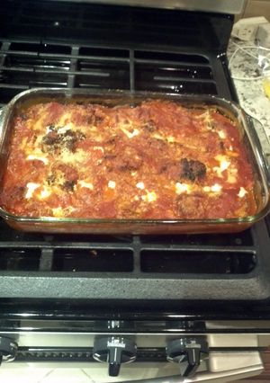 A picture of Cauliflower Parmesan.