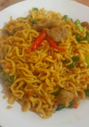 Foto resep Mie goreng bakso