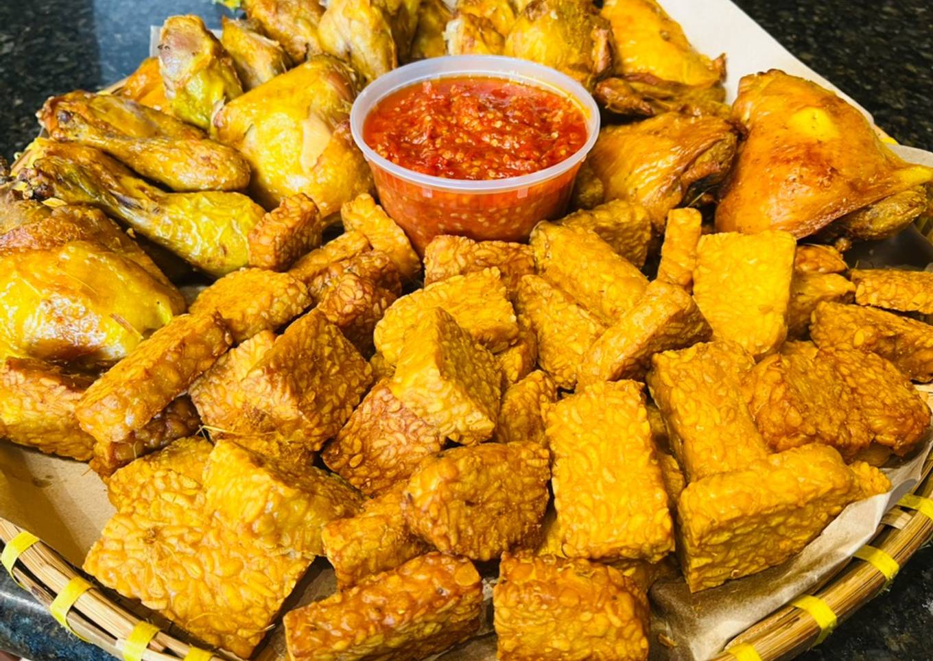 Tempe goreng Bumbu kuning bisa simpan di freezer