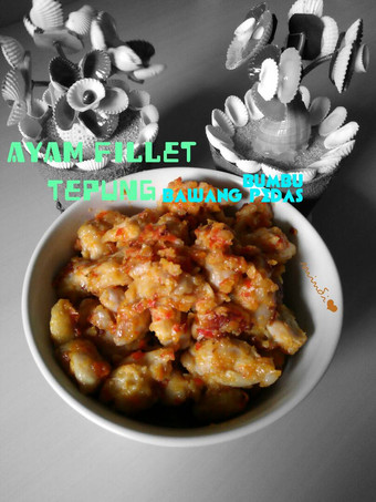 Cara Memasak Ayam fillet tepung bumbu bawang pedasss Anti Gagal
