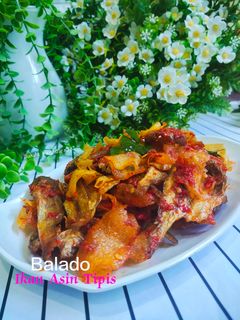 Foto resep Balado Ikan Asin Tipis