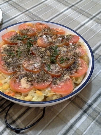 Recipe vegetarian caramelized pizza (no dough) the So Delicious Delicious