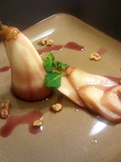 A picture of Poached Pears.