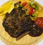 Langkah Gampang Membikin Resep Steak Santori rib eye yang Lezat Sekali Anti Ribet, Menggugah Selera