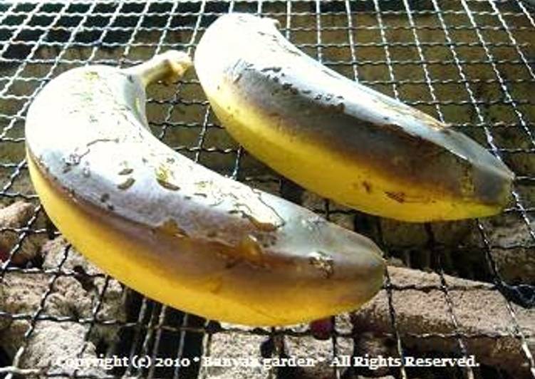 Steps to Prepare Perfect Summer Food!! BBQ Grilled Banana