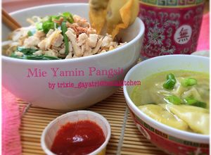 Foto resep Mie Yamin Pangsit