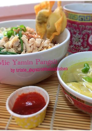 Foto resep Mie Yamin Pangsit