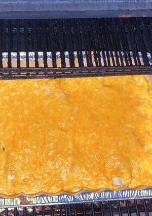 A picture of Smoked Chicken Enchiladas.