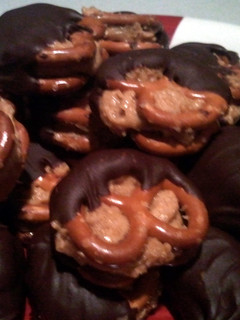 A picture of Peanut butter Pretzel Bites.
