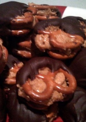 A picture of Peanut butter Pretzel Bites.