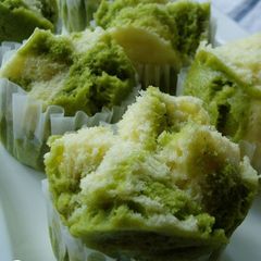Matcha Soy Milk Steamed Buns A picture of Matcha Soy Milk Steamed Buns.
