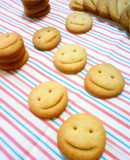 Smiley Faces Cookies with Healthy Brown Rice Flour