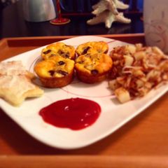 A picture of Sausage Egg N Cheese Muffins Wifey Style.