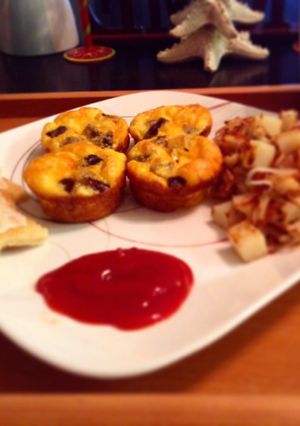 A picture of Sausage Egg N Cheese Muffins Wifey Style.