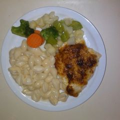 A picture of Italian crusted chicken.
