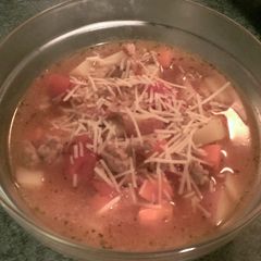 Hearty Sausage Soup A picture of Hearty Sausage Soup.