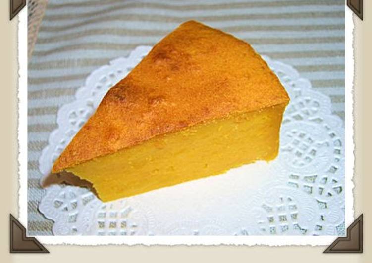 How to Make Quick Moist and Rich Kabocha Cake