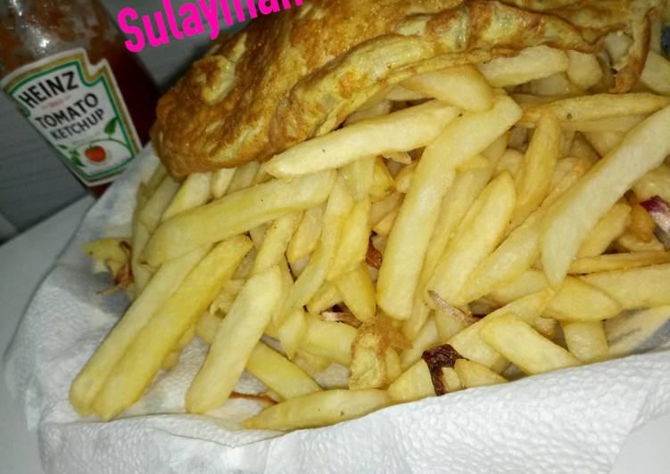 Simple Way to Prepare Quick Fries with Eggs