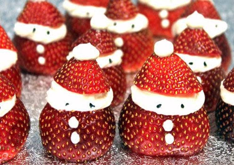 How to Make Perfect Vickys Strawberry Santas, GF DF EF SF NF