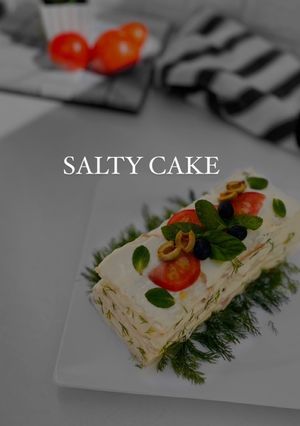 صورة لوصفة كيكة التونه المالحه |SALTY CAKE