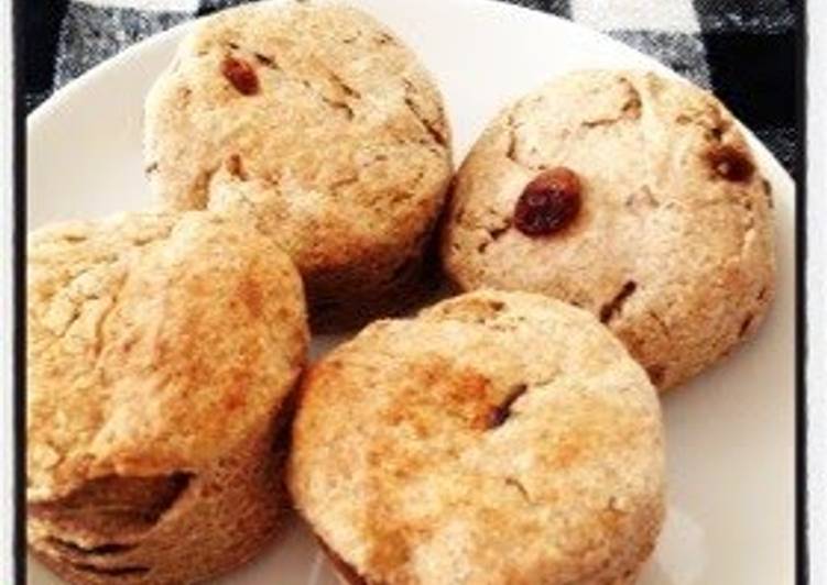 Recipe of Appetizing Easy! Macrobiotic-Style Whole Wheat Scones