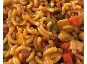 Una foto de Fideos con aguja