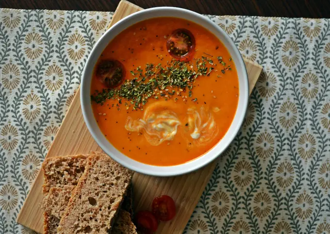 Receta Sopa de tomate fácil