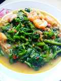 Tumis sayur paret/selada air