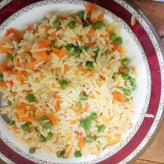 A picture of Vegetable rice.