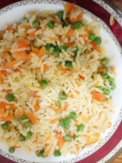 A picture of Vegetable rice.