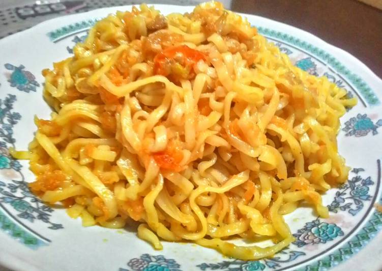  Resep  Mie goreng  wortel  sembunyi oleh Ummu Khalid Lusi 