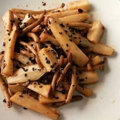 A picture of Stir-Fried Mushrooms with Japanese Soy Sauce.