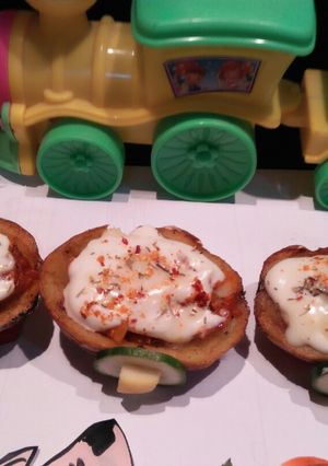 A picture of Cheesy Potato Train #CookpadApp.