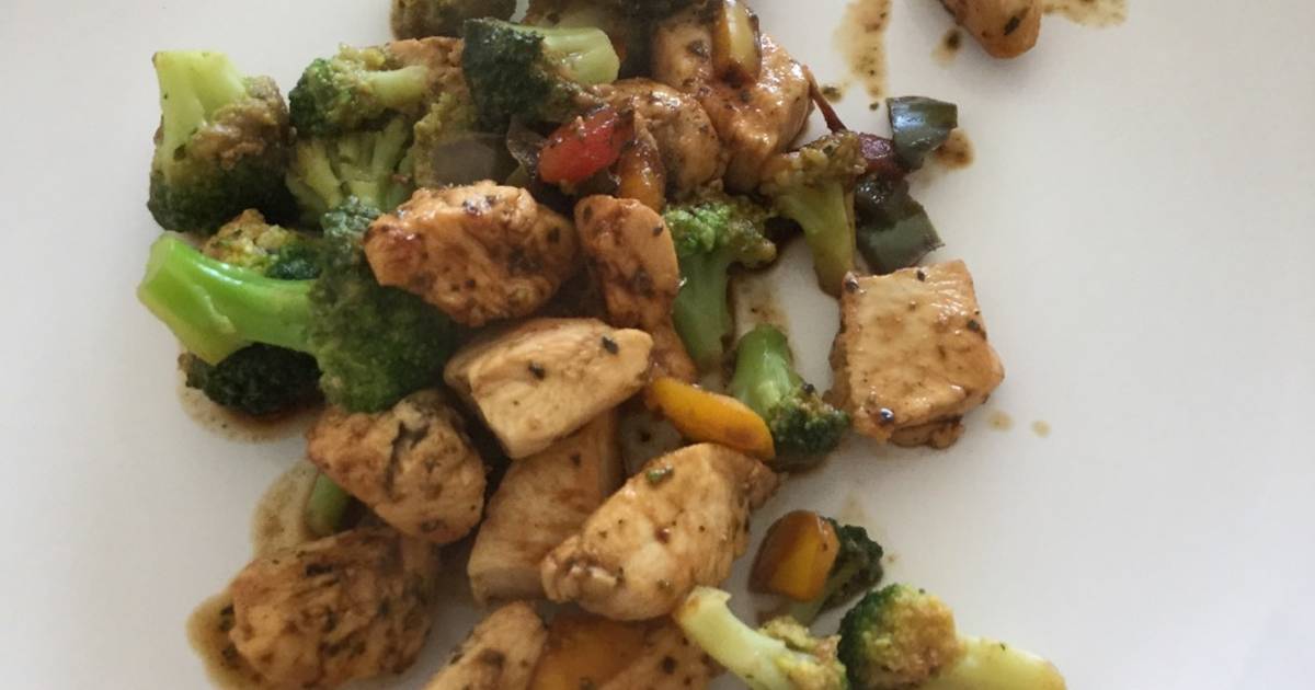 Worcester sauce chicken with broccoli Recipe by joannakiii Cookpad